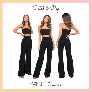 Petal & Pup Black Trousers
